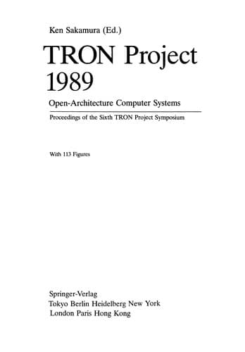 Tapa de TRON Project 1989
