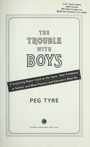 Tapa de The trouble with boys