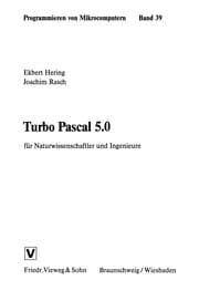 Tapa de Turbo Pascal 5.0 für Naturwissenschaftler und Ingenieure