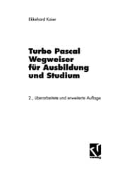 Tapa de Turbo Pascal Wegweiser für Ausbildung und Studium
