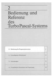 Tapa de Turbo Pascal 5.0-Wegweiser Kompaktkurs