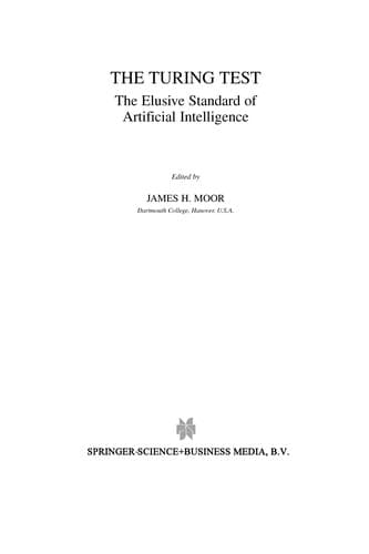 Tapa de The Turing test