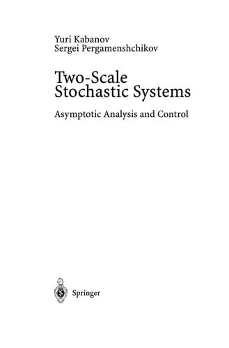 Tapa de Two-Scale Stochastic Systems