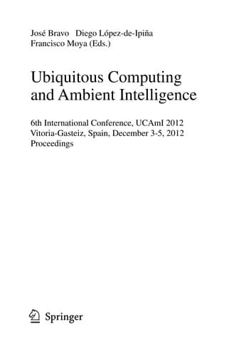 Tapa de Ubiquitous Computing and Ambient Intelligence