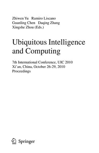Tapa de Ubiquitous Intelligence and Computing