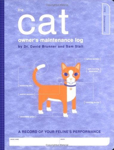Tapa de The Cat Owner's Maintenance Log