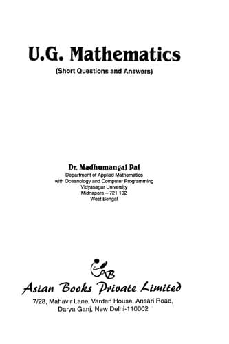 Tapa de U.G. mathematics