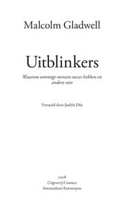 Tapa de Uitblinkers