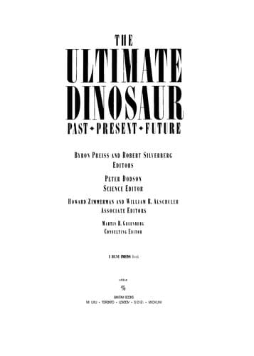 Tapa de The Ultimate dinosaur