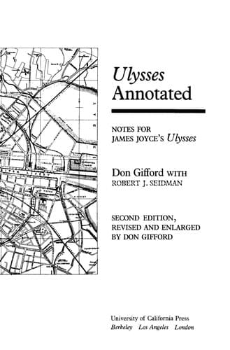 Tapa de Ulysses annotated