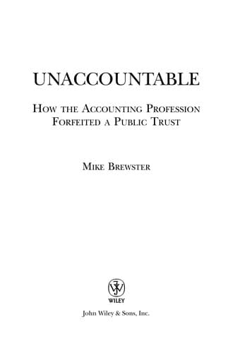 Tapa de Unaccountable