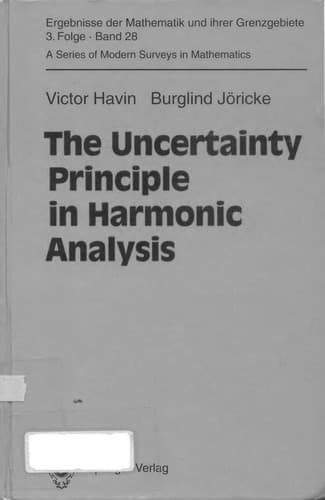 Tapa de The uncertainty principle in harmonic analysis