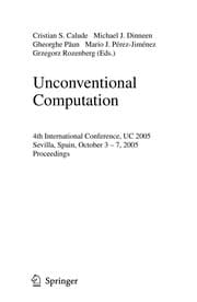 Tapa de Unconventional Computation