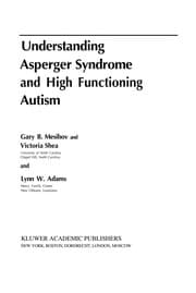 Tapa de Understanding Asperger syndrome and high functioning autism