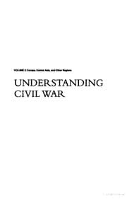 Tapa de Understanding civil war