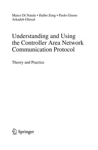 Tapa de Understanding and using the controller area network communication protocol