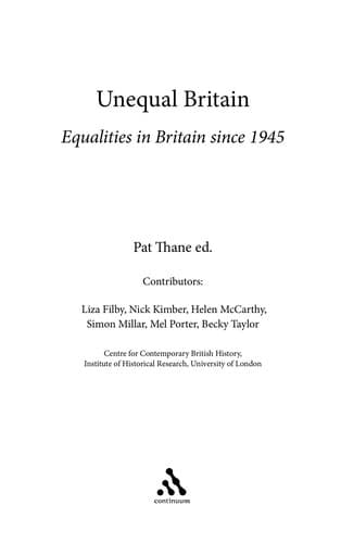 Tapa de Unequal Britain