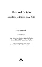Tapa de Unequal Britain