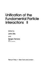 Tapa de Unification of Fundamental Particle Interactions II