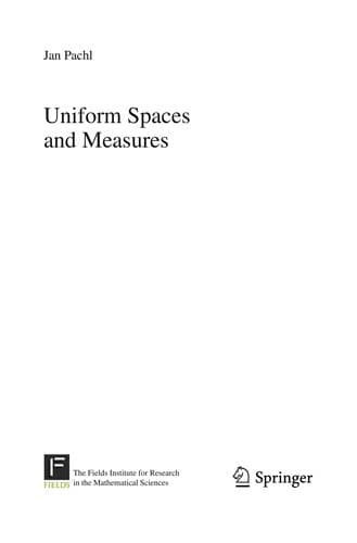 Tapa de Uniform Spaces and Measures