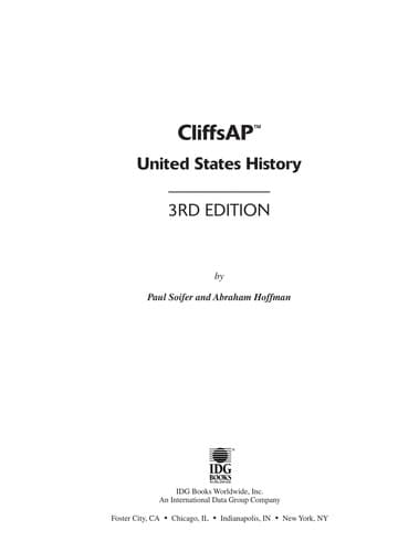 Tapa de United States History