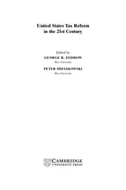 Tapa de United States tax reform in the 21st century