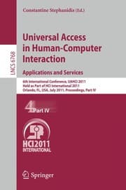 Tapa de Universal Access in Human-Computer Interaction. Applications and Services