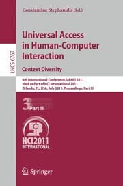 Tapa de Universal Access in Human-Computer Interaction. Context Diversity
