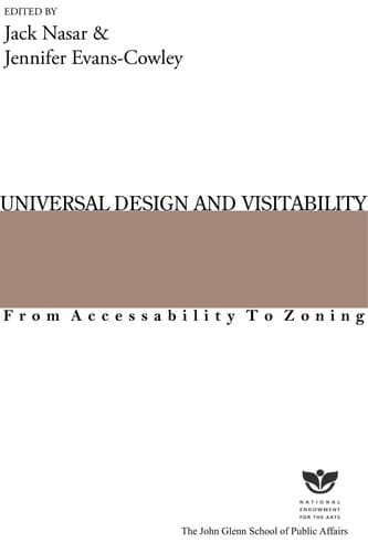 Tapa de Universal design and visitability