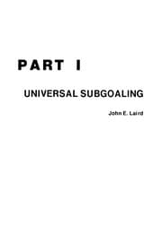 Tapa de Universal Subgoaling and Chunking