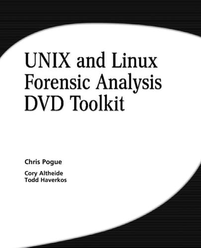 Tapa de Unix and Linux forensic analysis DVD toolkit