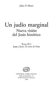 Tapa de Un judío marginal