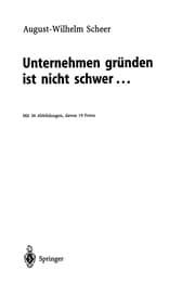 Tapa de Unternehmen gründen ist nicht schwer ...