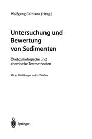 Tapa de Untersuchung und Bewertung von Sedimenten