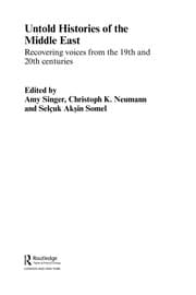 Tapa de Untold histories of the Middle East