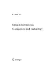 Tapa de Urban environmental management and technology