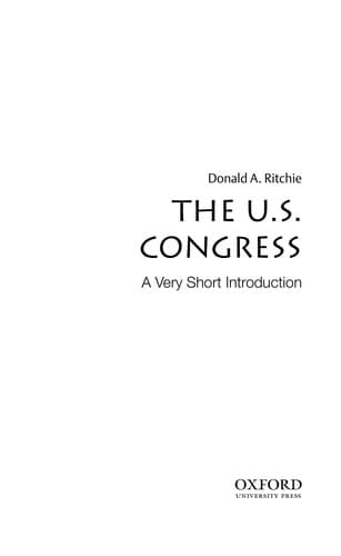 Tapa de The U.S. Congress