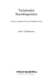 Tapa de Variationist sociolinguistics
