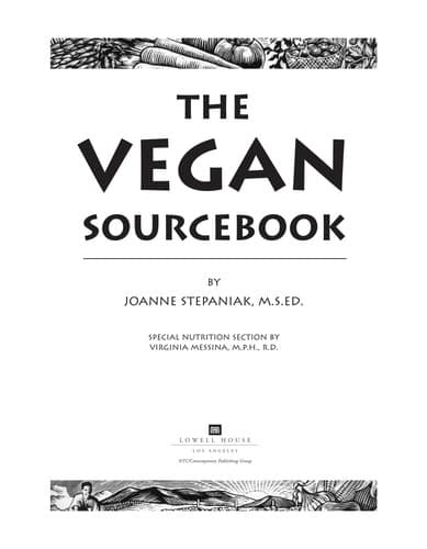 Tapa de The Vegan Sourcebook