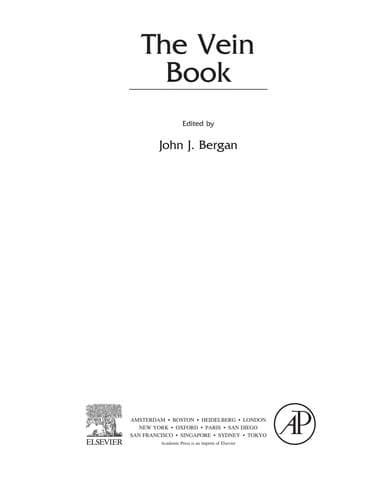 Tapa de The vein book