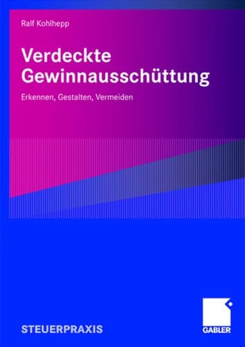 Tapa de Verdeckte Gewinnausschüttung