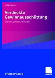 Tapa de Verdeckte Gewinnausschüttung