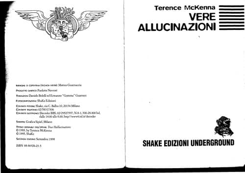 Tapa de Vere allucinazioni