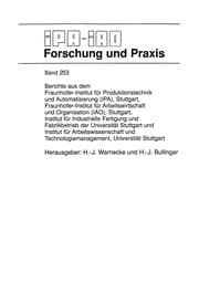 Tapa de Verfahren zur Konzeption automatischer reinraumtauglicher Fertigungsanlagen und -zellen
