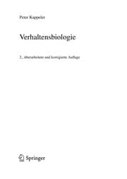 Tapa de Verhaltensbiologie