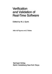 Tapa de Verification and Validation of Real-Time Software