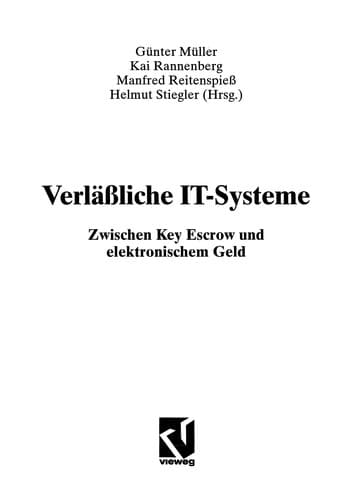 Tapa de Verläßliche IT-Systeme