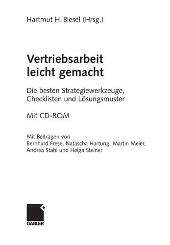 Tapa de Vertriebsarbeit leicht gemacht