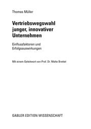 Tapa de Vertriebswegswahl junger, innovativer Unternehmen