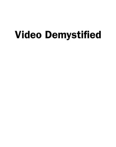 Tapa de Video demystified